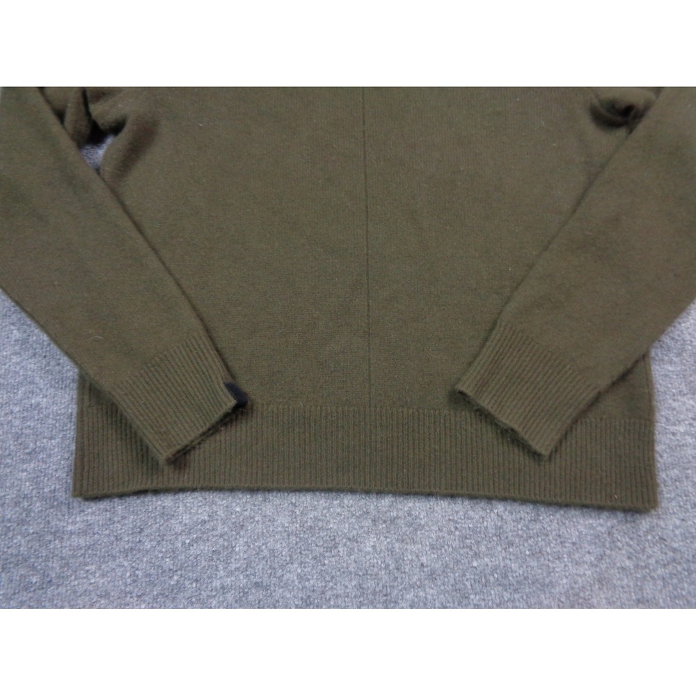 Rag & Bone Hoodie Men's L Green Olive Cashmere Pullover Knit Long Sleeve - Picture 5 of 11